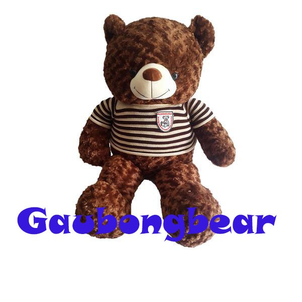 Gấu bông Teddy Cao Cấp khổ vải 80cm Cao 60cm màu Nâu hàng VNXK