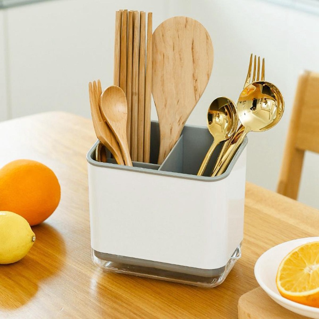 Ống Đựng Muỗng Đũa Ráo Nước Tiện Dụng Cho Nhà Bếp