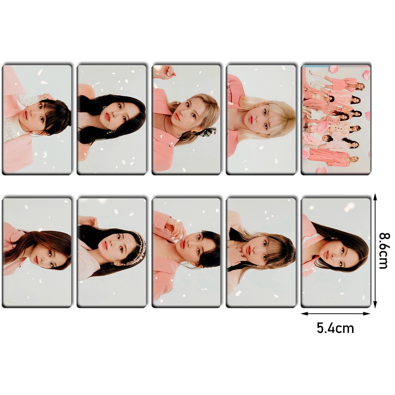 Set 10 Thẻ In Hình Nhóm Nhạc TWICE 4th BEST ALBUM Độc Đáo