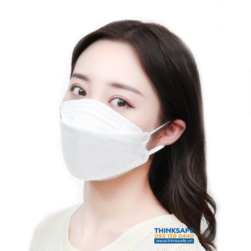 Khẩu trang KF94 Hàn Quốc Thinksafe sử dụng vải không dệt, đẹp, kháng khuẩn chống bụi hiệu quả thiết kế thời trang đẹp