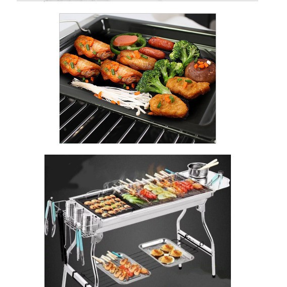 Lò nướng BBQ inox ngoài trời  cao cấp 2019