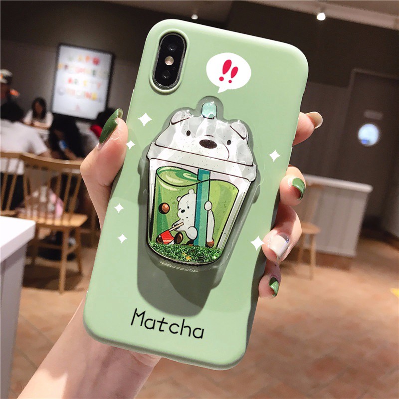 Ốp iphone - Ốp lưng Gấu nước chảy trơn 5s/6/6s/6plus/6s plus/7/8/7plus/8plus/x/xs/xs max/11/11pro max -9G | BigBuy360 - bigbuy360.vn