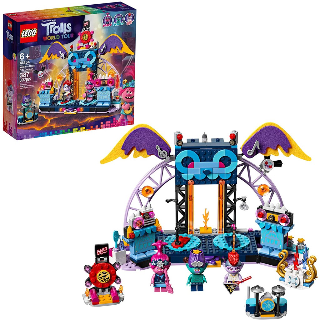 Đồ Chơi LEGO Trolls 41254 - Sân Khấu Ca Nhạc Núi Lửa