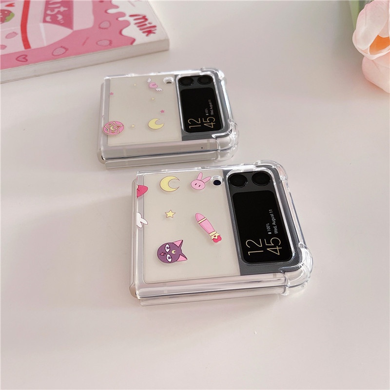 Ốp Điện Thoại TPU Mềm Chống Sốc Họa Tiết Hoạt Hình Cho Samsung Galaxy Z Flip 4 5G