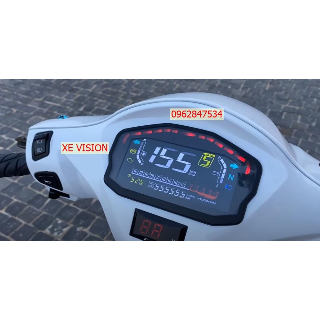 Đồng hồ DUCATI full chức năng cho các loại xe máy