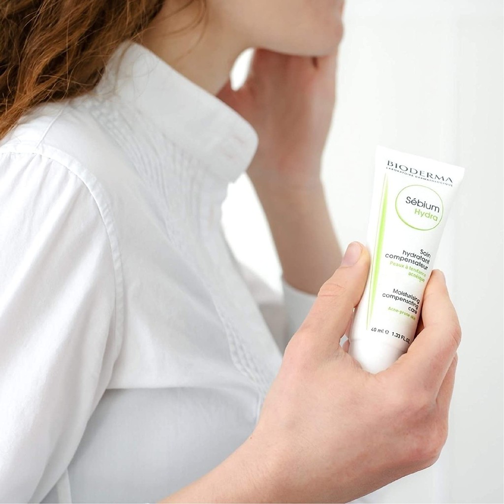 Kem dưỡng Bioderma Sebium Hydra - Kem dưỡng ẩm Bioderma cho da mụn 40ml
