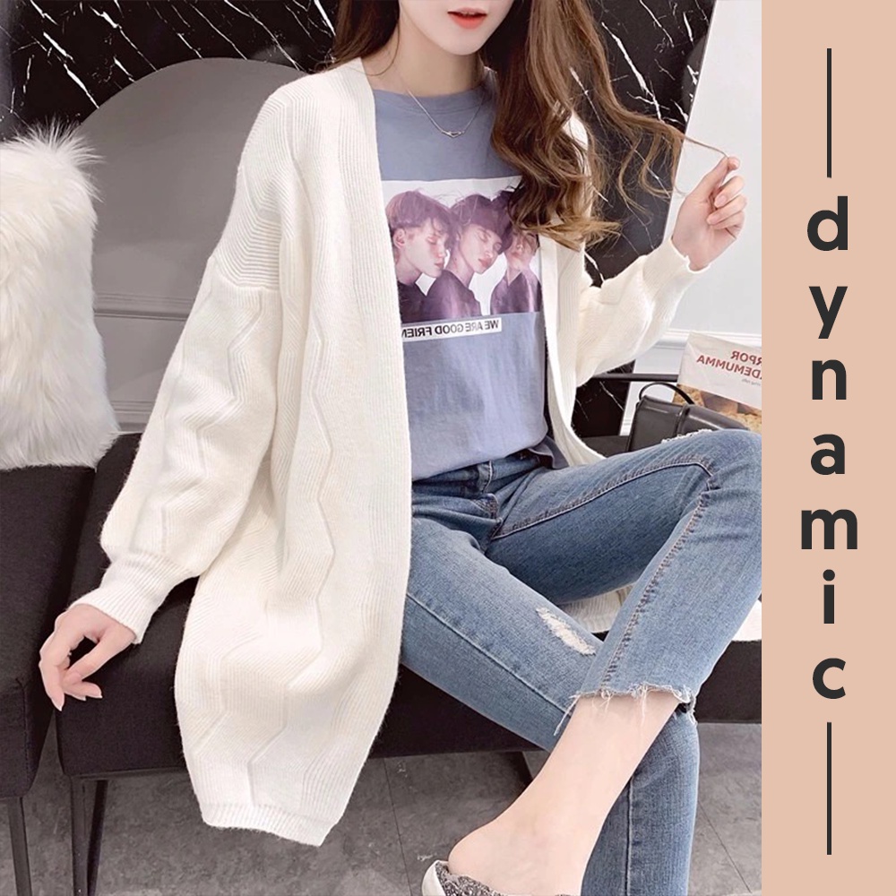 (SẴN) Áo khoác cardigan nữ dáng dài cách điệu 5 màu mã A00167 | BigBuy360 - bigbuy360.vn