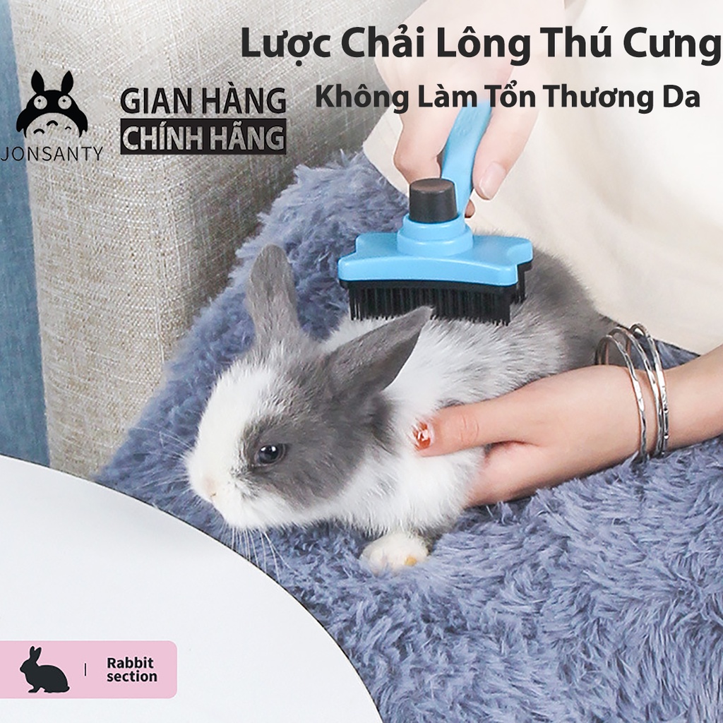 Bàn chải lông thỏ, lược chải lông thú cưng, chinchila, và tác dụng giúp lưu thông máu tốt cho sức khỏe pet