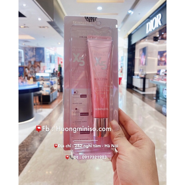 Kem trẻ hoá da RETINOL X5 ELASTIN CREAM SKINPASTEL 30ml