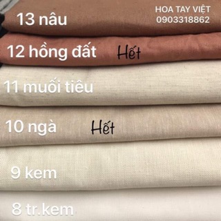 Vải linen bột