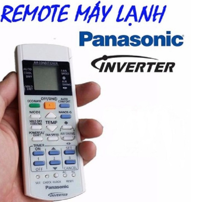 Điều Khiển, Remote Điều Hòa - Máy Lạnh Panasonic Inverter