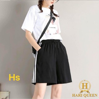 Quần đùi nữ 3 sọc cá tính