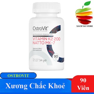 Viên Uống Giúp Xương Chắc Khoẻ OSTROVIT VITAMIN K2 200 NATTO MK7 90 viên