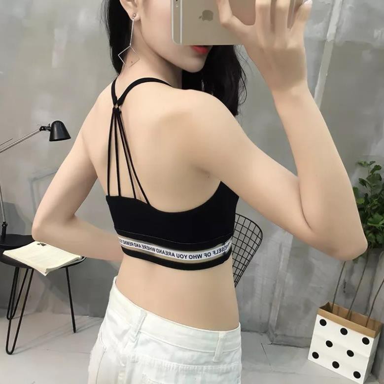 Áo Bra gym dây đan lưng 8829