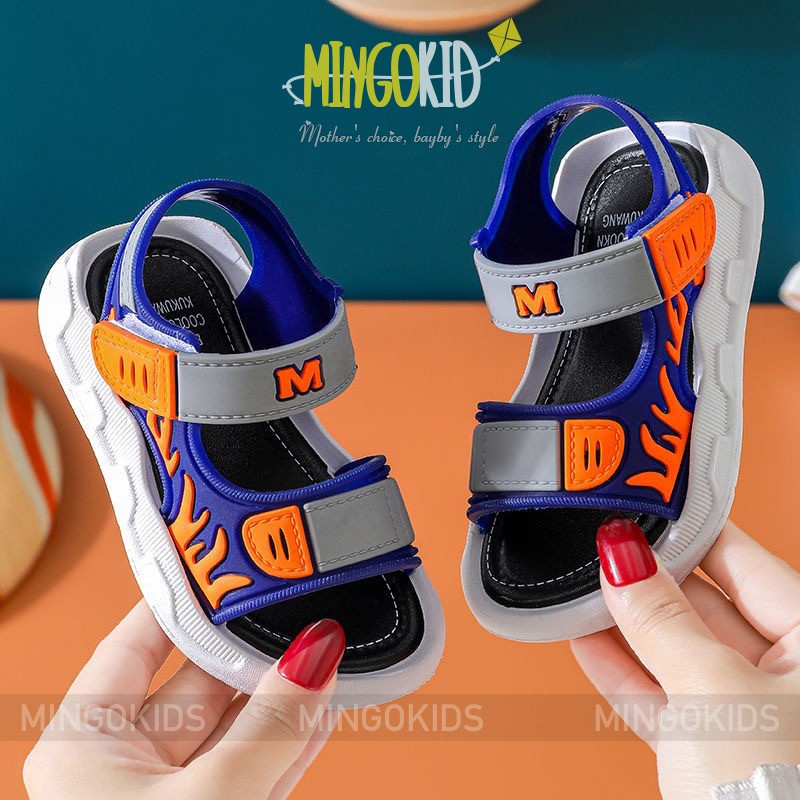 Dép Sandal Đế Mềm Mùa Hè Cho Bé 2021 MG66 chống trượt Dép xăng đan MingoKids