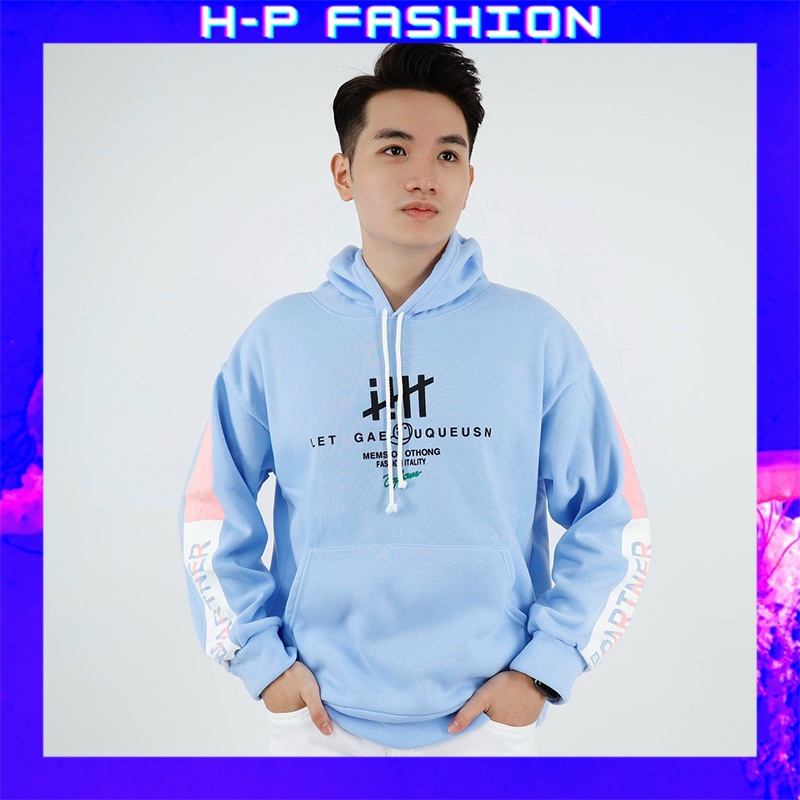 Áo hoodie nam form rộng vải nỉ dày dặn, siêu co giãn chuẩn form thời trang cao cấp thời trang Hpfashion - KVAHD07