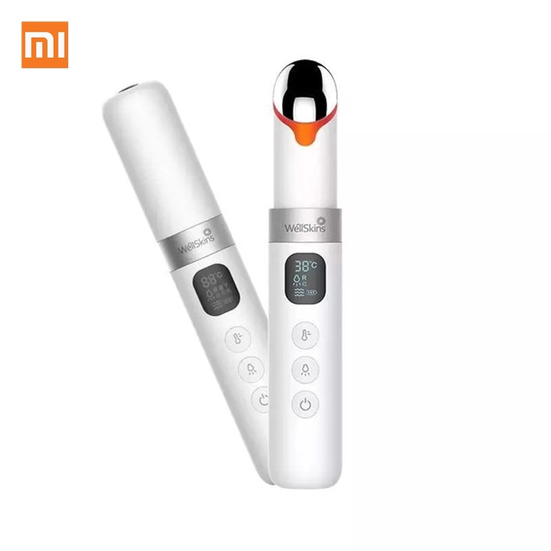 Xiaomi Youpin Eye Lip Massager Anti-Aging Portable Light Therapy Adjustable USB Temperature Rechargeable LED Screen Eye Care 3 Gears Vibration Massager