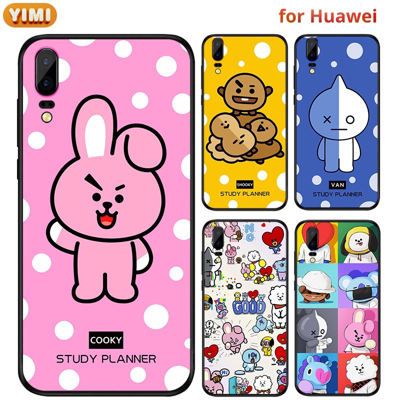 ỐP LƯNG Huawei Y6 Y7 Pro Y9 2019 Nova 2 LITE 7i 3i 4E 5T LITE 2i 4 Y6S Cover BTS BT21 Matte Soft Case