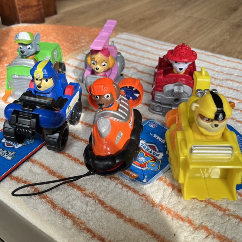 Xe đồ chơi biệt đội chó cứu hộ Paw Patrol, hàng chính hãng an toàn cho bé, nhựa siêu bền, không sử dụng pin