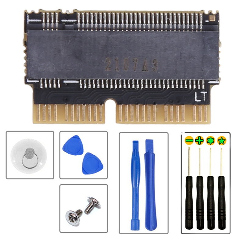 Bộ Thẻ Chuyển Đổi Nâng Cấp SSD 12 + 16pin Cho M.2 NGFF M-Key SSD