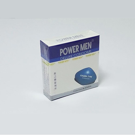 Bao Cao Su POWER MEN Viagra Type Hộp 3 Cái