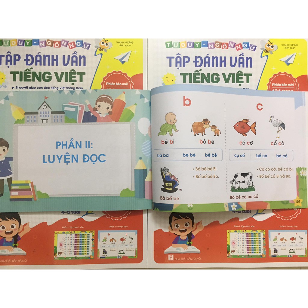 Bán Sỉ 10Q Tập Đọc Tư Duy Cho Bé 4-6 Tuổi