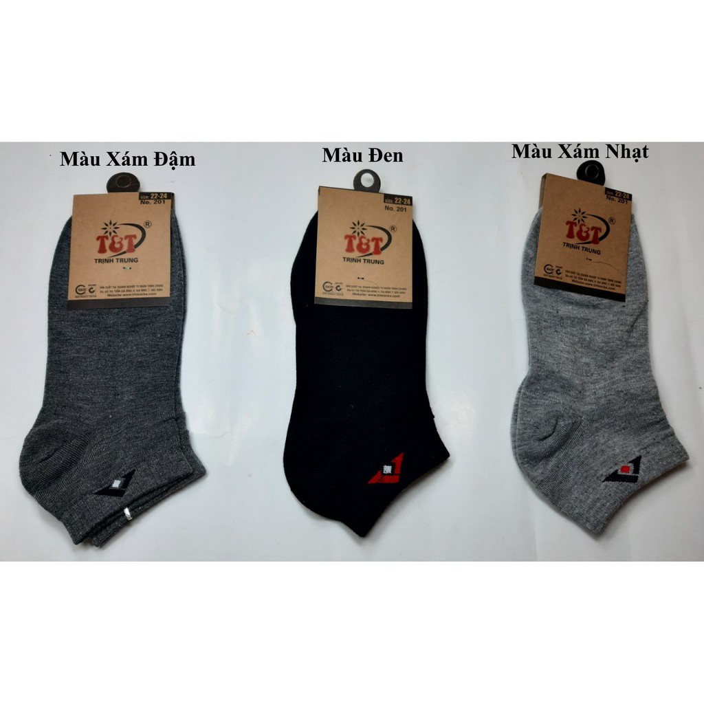 Tất nam cổ ngắn, cổ cao cotton thoáng mát Talabishop, màu dễ phối, thấm hút mồ hôi, khử mùi kháng khuẩn, chông tuột gót