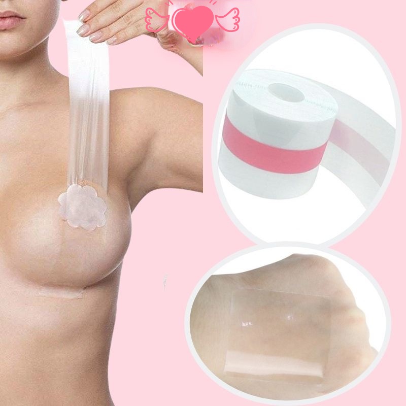 Băng Dán Nâng Ngực Đa Năng Trong Suốt 5M Dành Cho Nữ