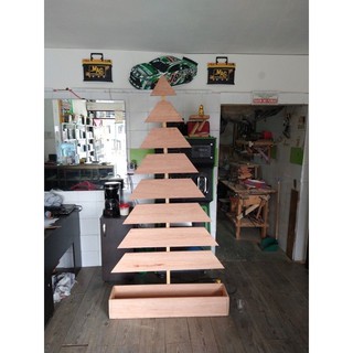Cây thông Noel bằng gỗ