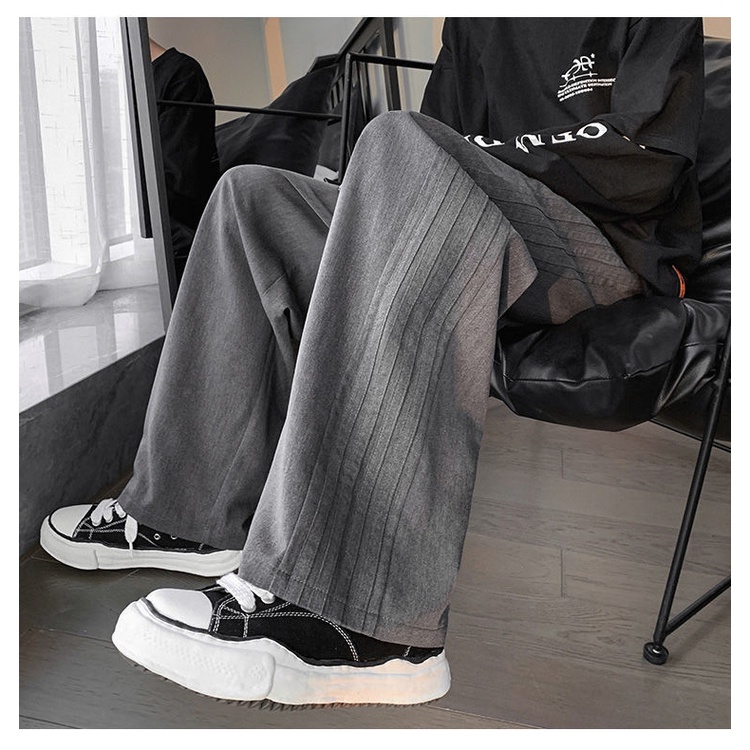 Quần Dài Ống Rộng Lưng Cao Co Giãn Thời Trang Mùa Hè Dành Cho Nam