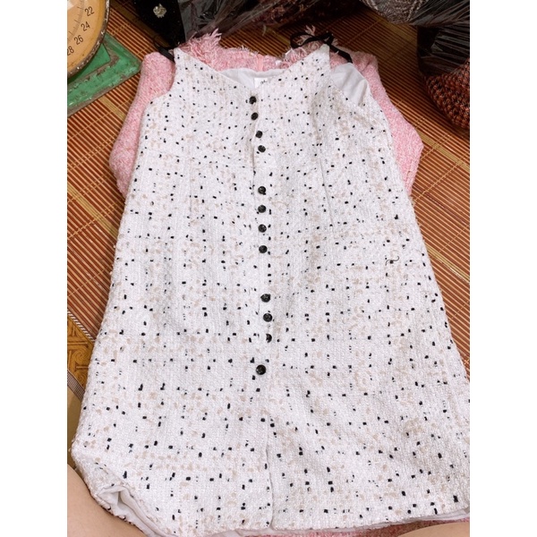 đầm dạ tweed