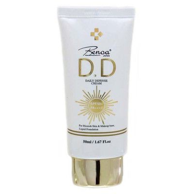 KEM TRANG ĐIỂM CHỐNG NẮNG BENOA DD DAILY DEFENSE CREAM SPF50+PA++++ 50ML