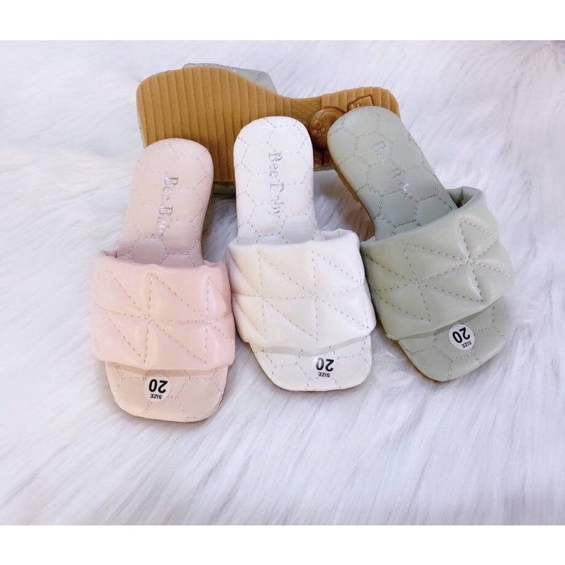 🧸🎀DÉP BẢN MAY CHỈ ÊM CHÂN MÀU SIÊU IÊU BÉ GÁI