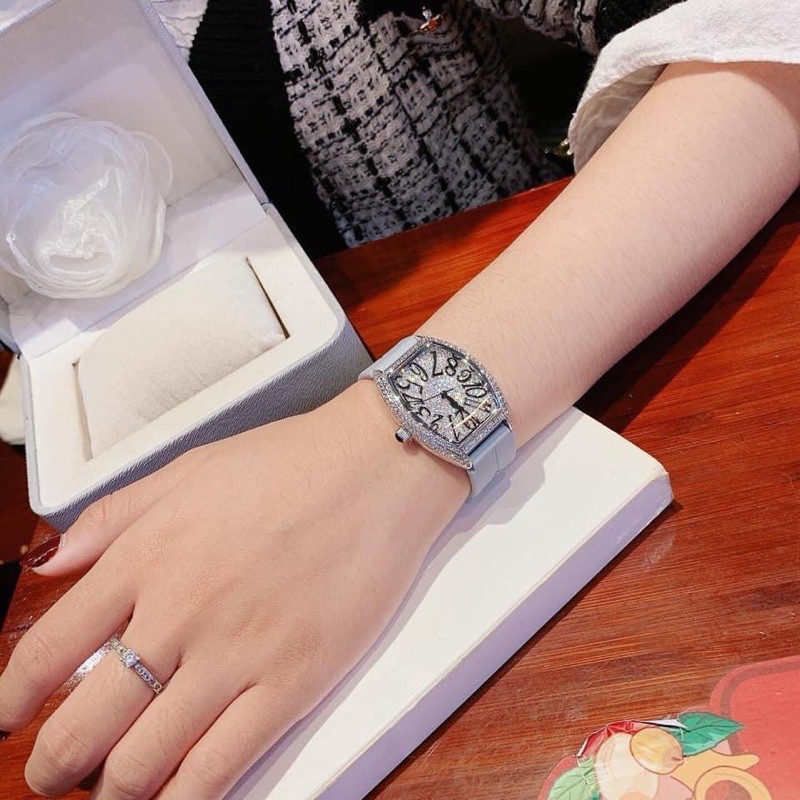 Set Đồng hồ nữ Davena phiên bản silver
