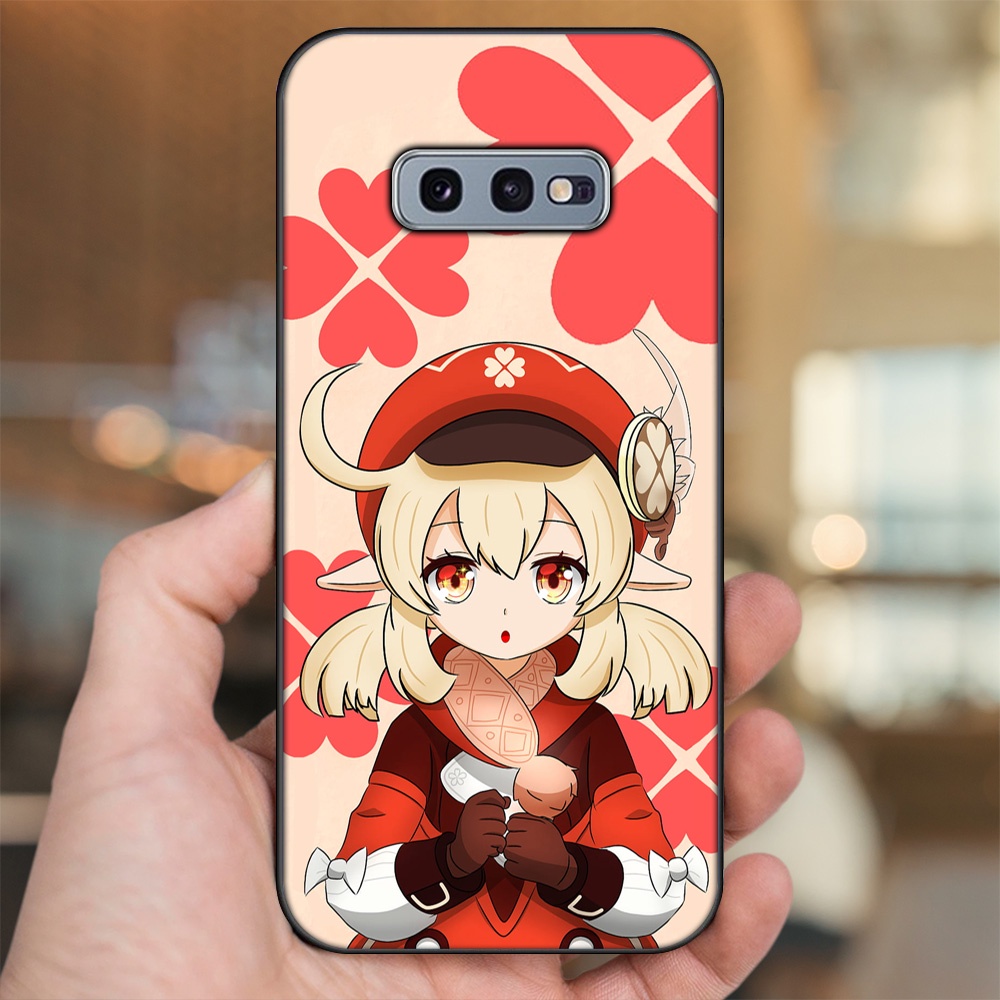 Ốp lưng Samsung S10e viền đen in hình Klee Genshin Impact