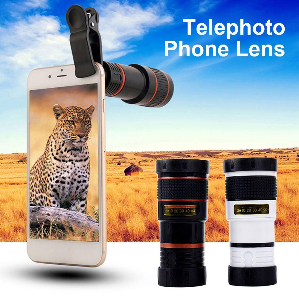 Ống Kính Telephoto Gắn Điện Thoại Hỗ Trợ Xem Chơi Game Tiện Dụng