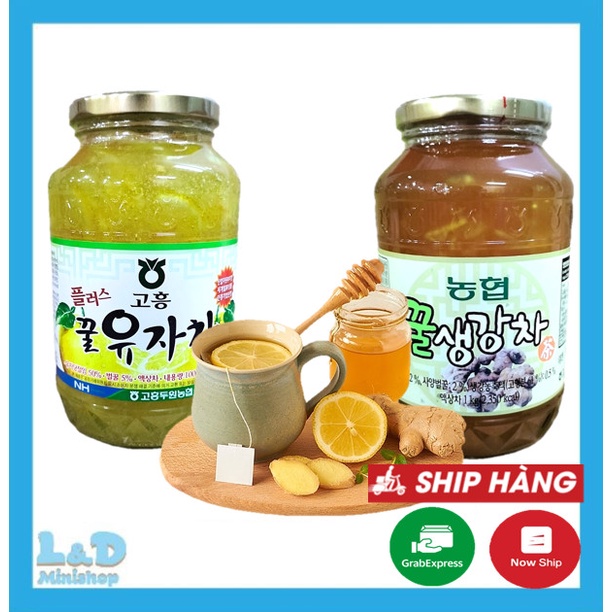 Trà Chanh / Trà Gừng Mật Ong 1kg Hàn Quốc Cao Cấp