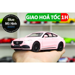 Xe mô hình mercedes c63 1:32 hồng