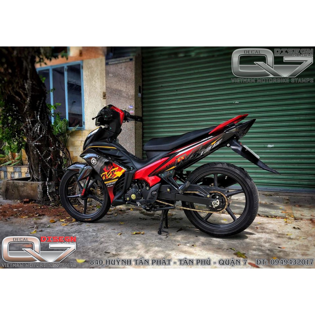 TEM RỜI EXCITER 2011 MX ĐỎ ĐEN