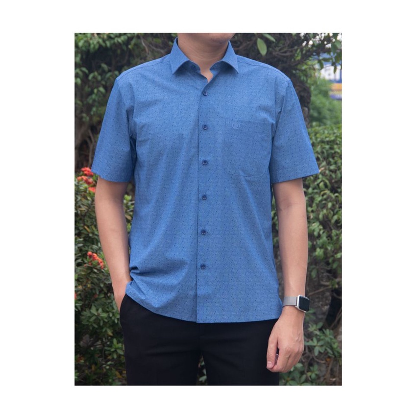 Áo Sơ Mi Nam Ngắn Tay Công Sở Thương Hiệu Thời Trang Belluni
