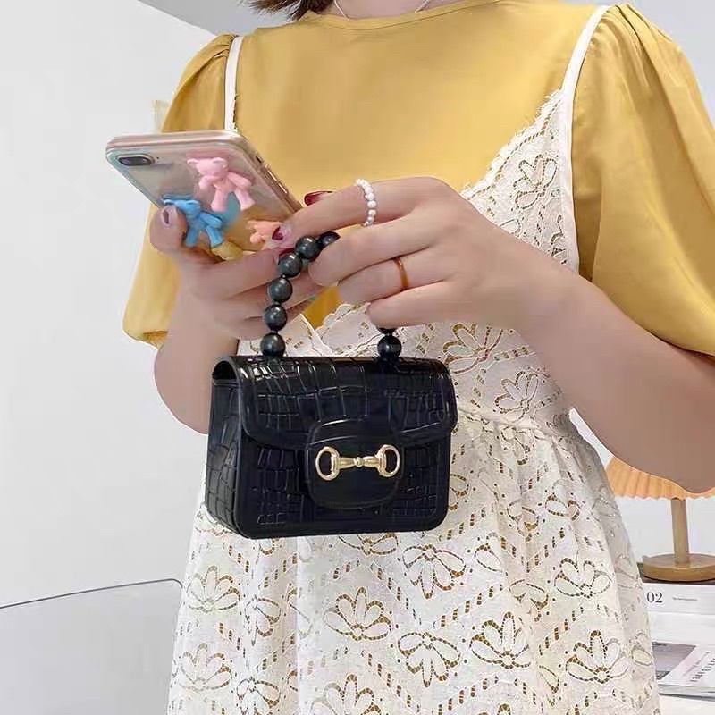 Túi mini quai ngọc cho cả mẹ và bé kèm dây đeo