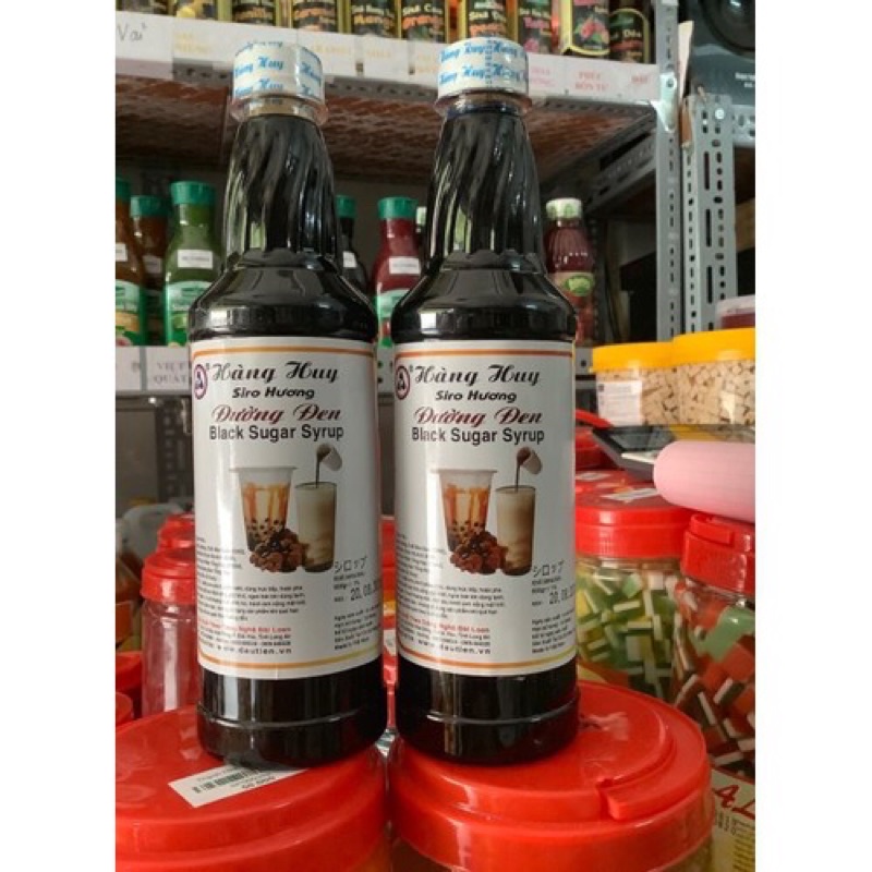 SYRUP ĐƯỜNG ĐEN HOÀNG HUY CHAI 650gr