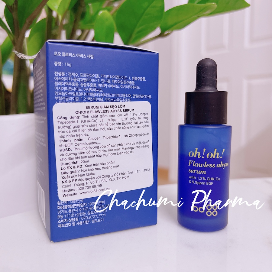 Tinh Chất Giảm Sẹo Lõm oh!oh! Flawless Abyss Serum