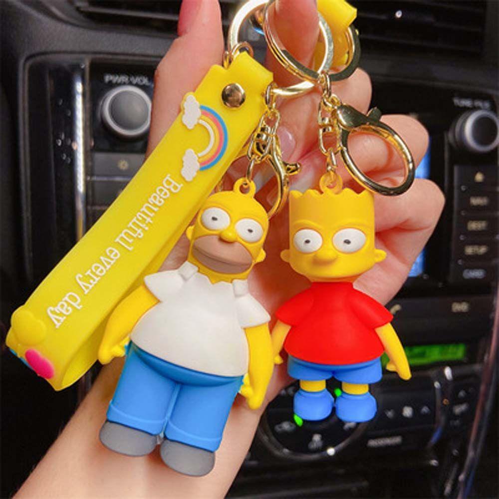 Móc Khóa Hình Nhân Vật Phim Hoạt Hình Simpsons Dễ Thương