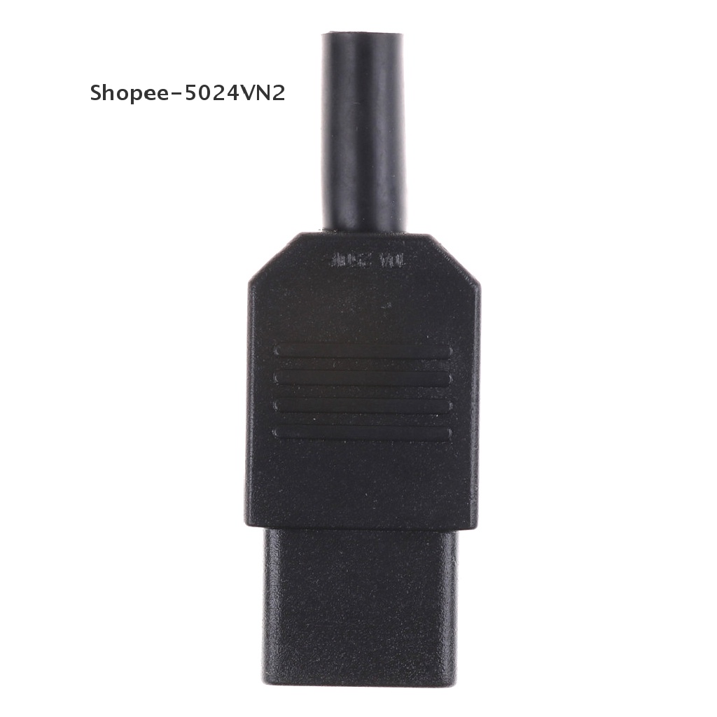 Ổ Cắm Điện 3 Chấu Màu Đen 10A / 250V IEC 320 C13 Chuyên Dụng