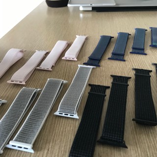 Dây thể thao nylon loop apple watch sr1/2/3/4 màu trắng