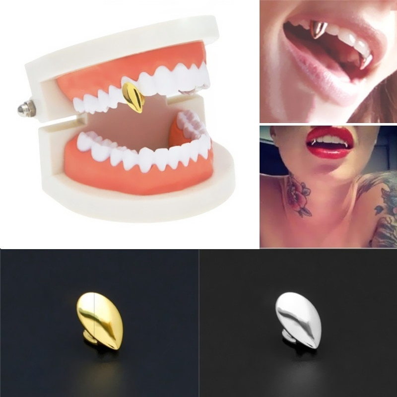 Răng Nanh Giả Mạ Vàng Phong Cách Hip hop Thời Trang