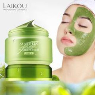 MS0044 Mặt nạ bùn trà xanh LAIKOU sáng da, trắng da ngăn ngừa lão hóa da mặt