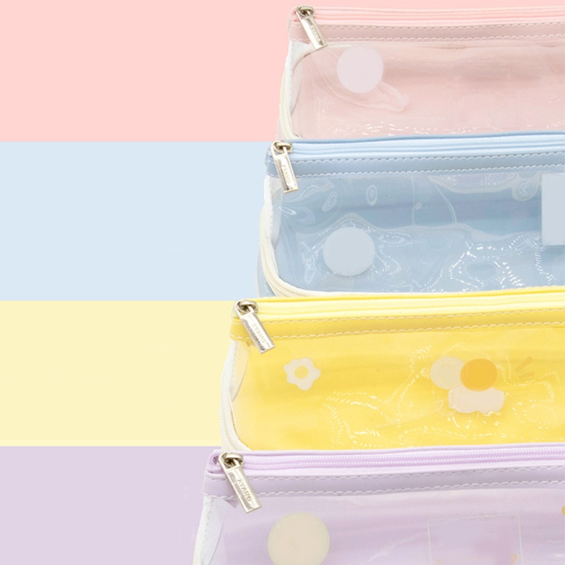 Túi Đựng Bút Bằng PVC Chống Nước Sức Chứa Lớn Tiện Dụng