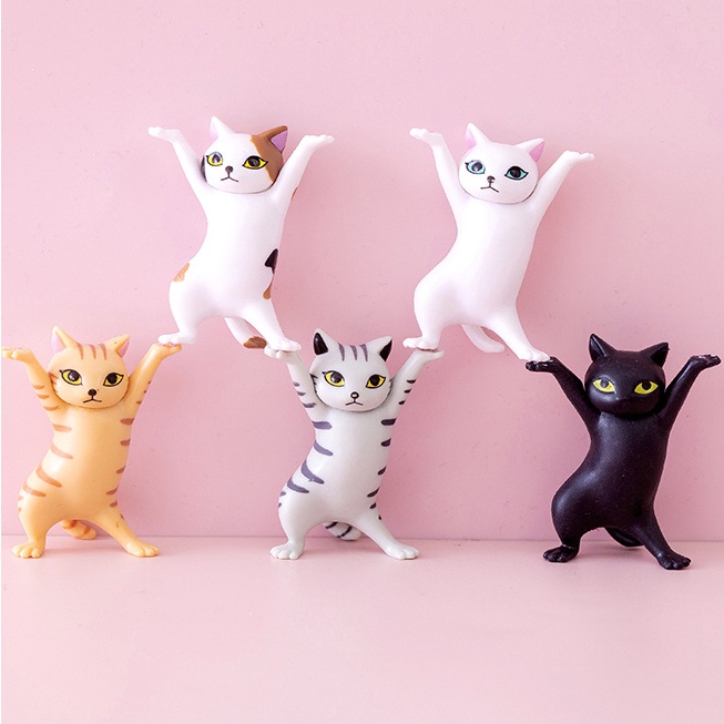 Giá đỡ điện thoại hình chú mèo nhảy múa hoạt hình ngộ nghĩnh